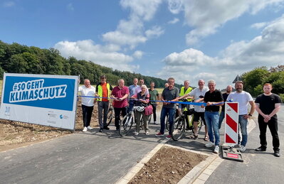 Eröffnung Radweg Werscher Straße 