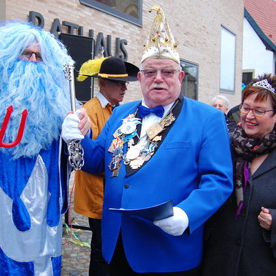 Karnevalsverein erster Rathaussturm neues Rathaus