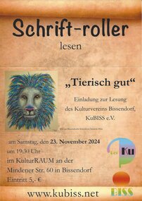 Plakat der "Schriftrolle"