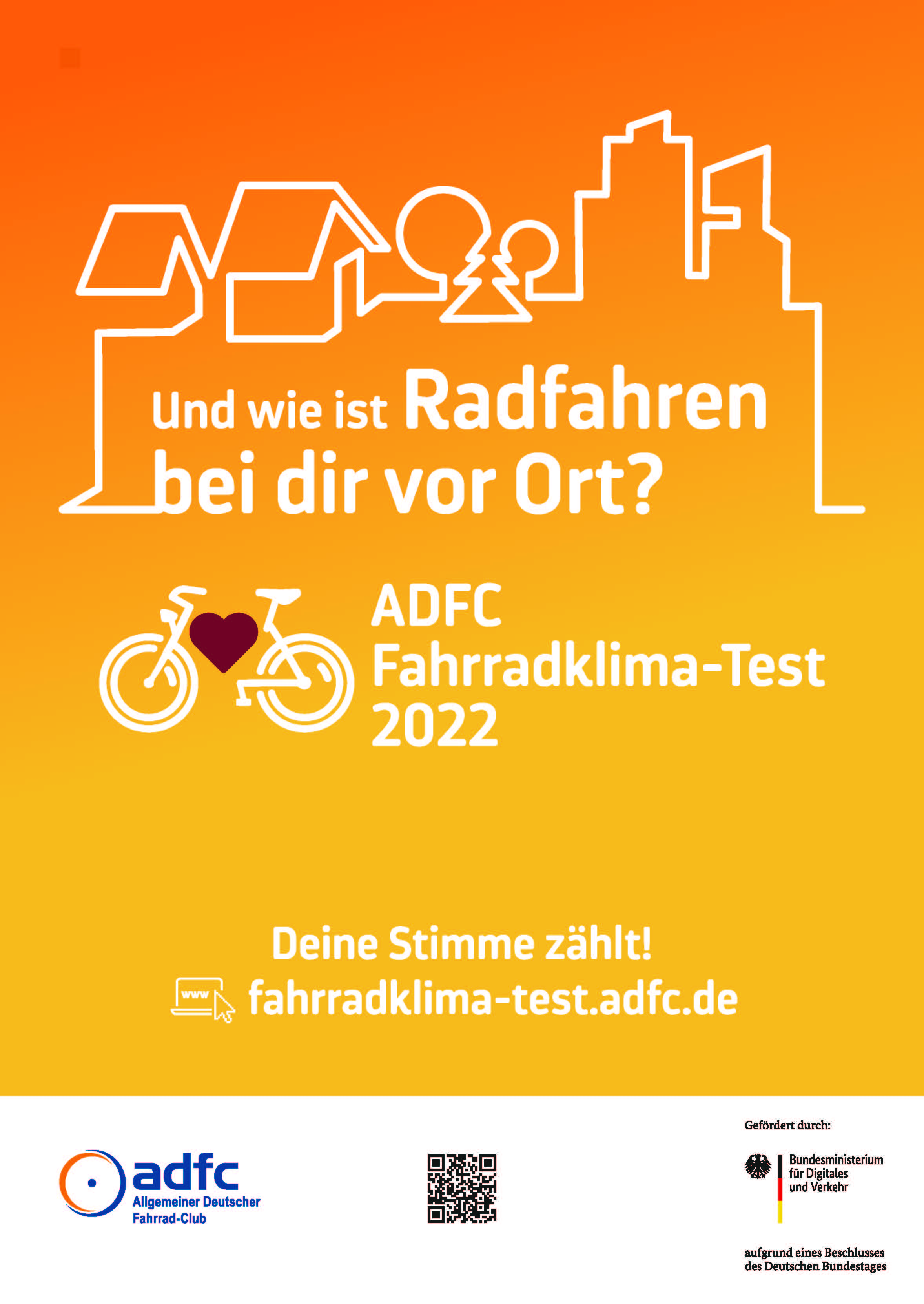 Mitmachen Beim ADFC-Fahrradklima-Test