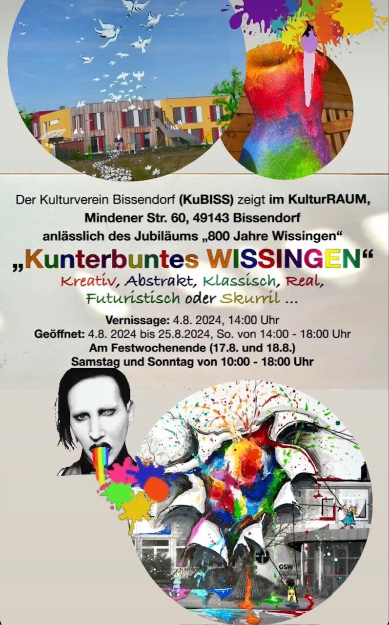 KuBISS-Ausstellung "Kunterbuntes Wissingen"