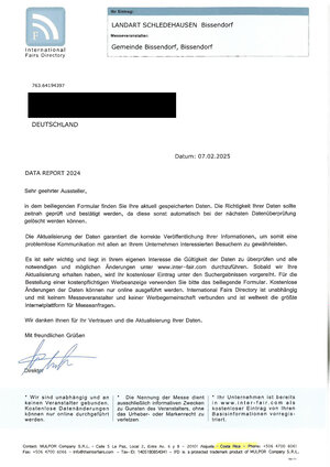 Betrüger Brief_01 - Gemeinde Bissendorf Betrüger Brief_01